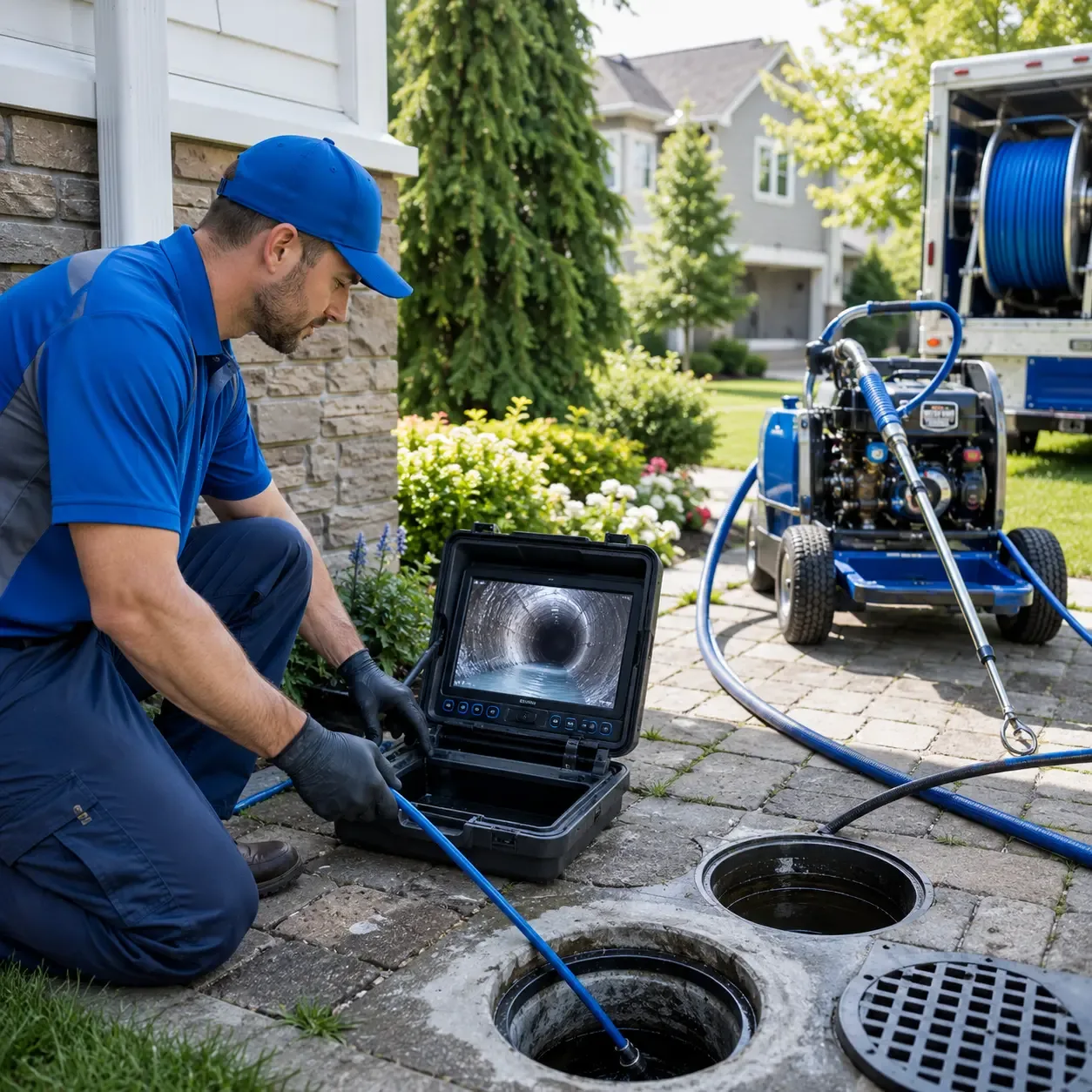 Outdoor drain cleaning professionals serving Plattsburgh, NY