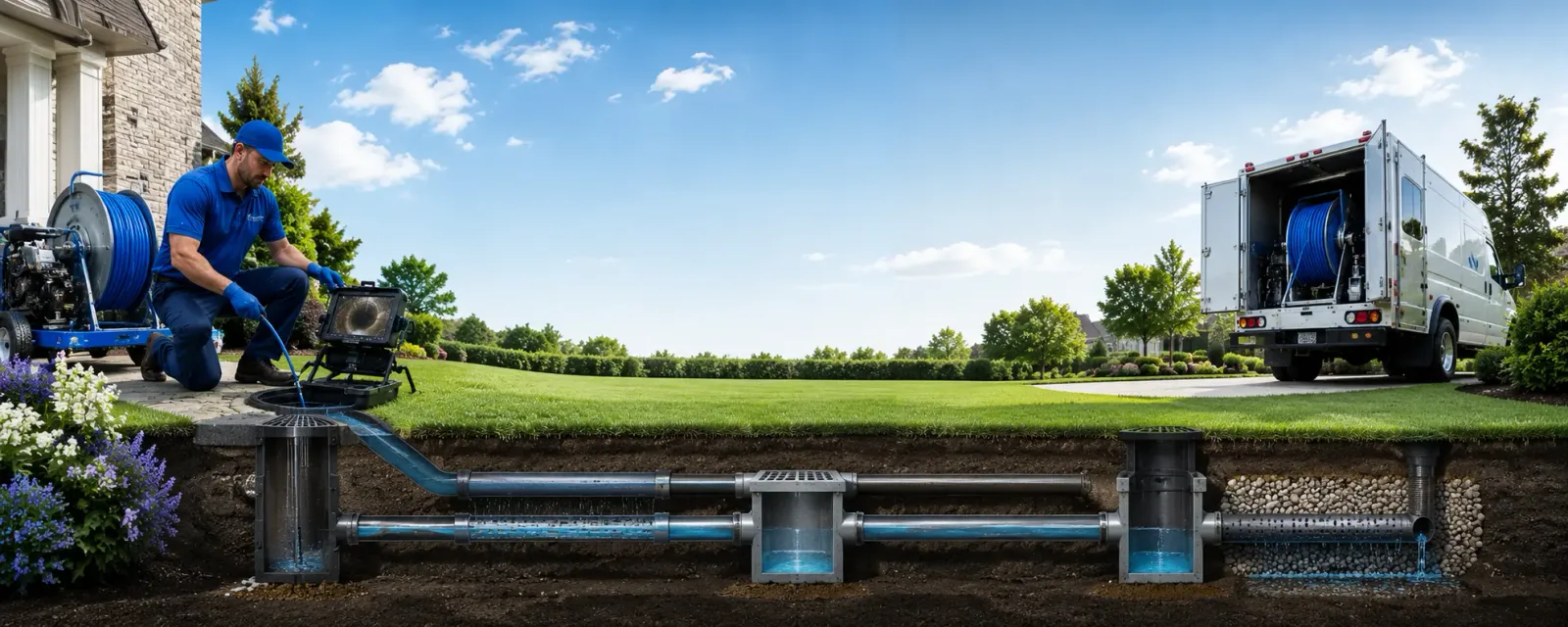 Outdoor drain cleaning information for Plattsburgh, NY